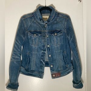 Anthropologie Blue Jean Jacket